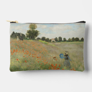 Claude Monet Das Mohnfeld bei Argenteuil Kunst Zubehörtasche