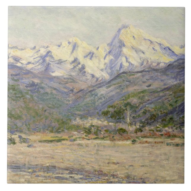 Claude Monet - Das Nervental Fliese (Vorderseite)
