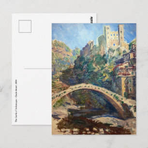 Claude Monet - Das Schloss von Dolceacqua Postkarte