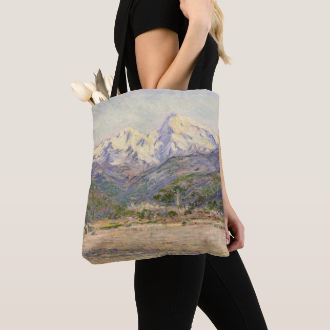 Claude Monet | das Tal des Nervia Tasche (Von Nahem)