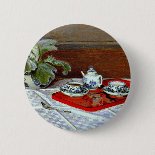 Claude Monet - Das Teeservice, Button