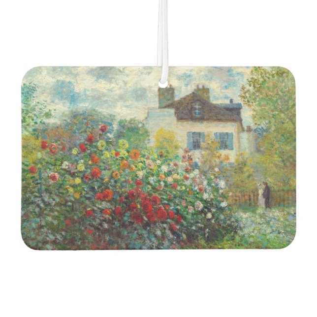 Claude Monet - Der argentinische Künstlergarten Autolufterfrischer (Vorderseite)