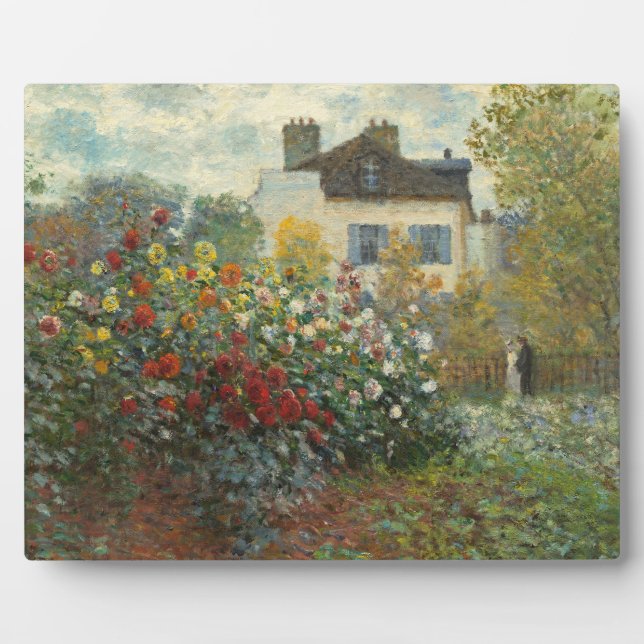 Claude Monet | Der argentinische Künstlergarten Fotoplatte (Vorderseite)