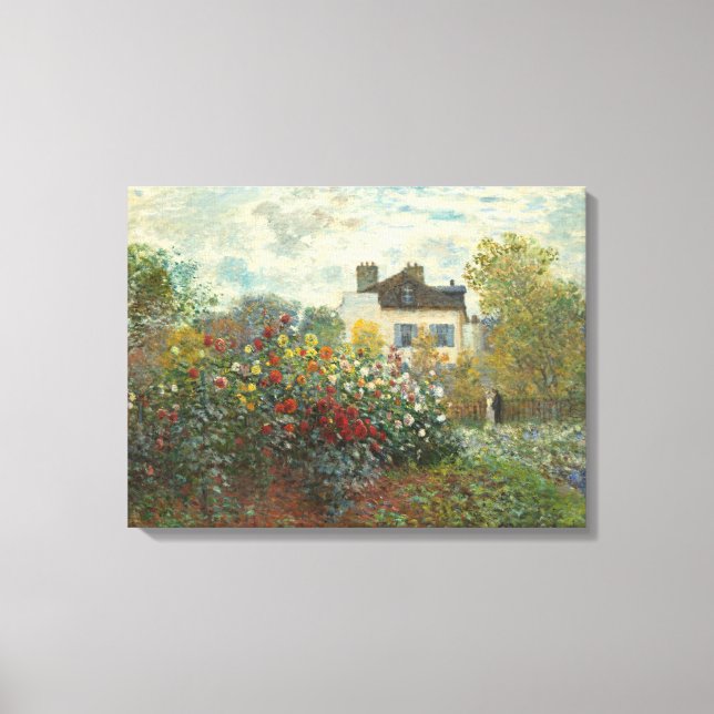 Claude Monet | Der argentinische Künstlergarten Leinwanddruck (Vorderseite)