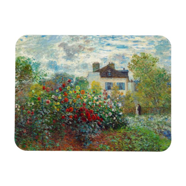 Claude Monet - Der argentinische Künstlergarten Magnet (Horizontal)