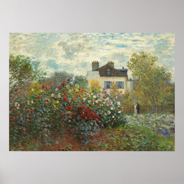 Claude Monet | Der argentinische Künstlergarten Poster (Vorne)