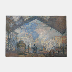 Claude Monet - Der Bahnhof Saint-Lazare Fußmatte