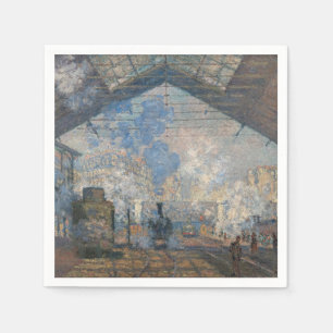 Claude Monet - Der Bahnhof Saint-Lazare Serviette
