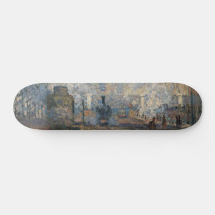 Claude Monet - Der Bahnhof Saint-Lazare Skateboard