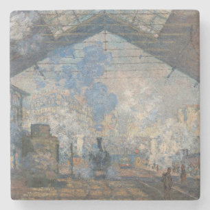 Claude Monet - Der Bahnhof Saint-Lazare Steinuntersetzer