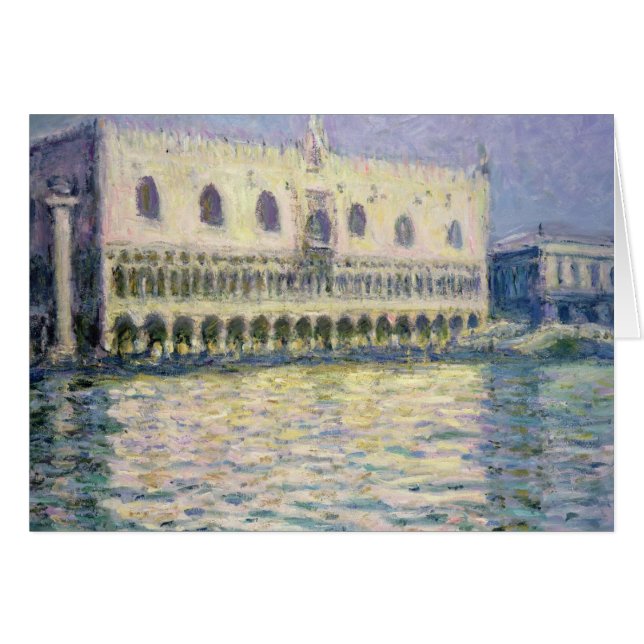 Claude Monet | Der Ducal Palace, Venedig, 1908 (Vorderseite (Horizontal))
