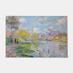 Claude Monet - Der Frühling der Seine Fußmatte
