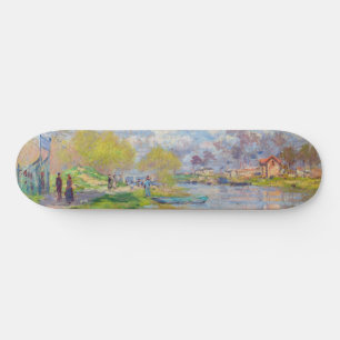 Claude Monet - Der Frühling der Seine Skateboard