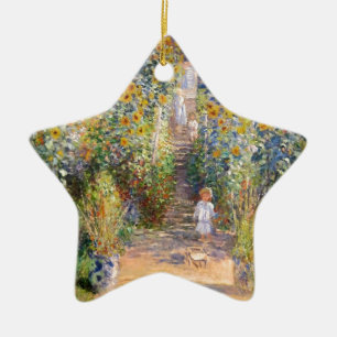 Claude Monet der Garten des Künstlers bei Keramikornament