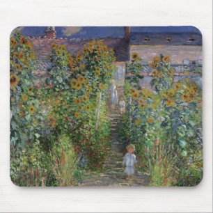 Claude Monet der Garten des Künstlers bei Mousepad