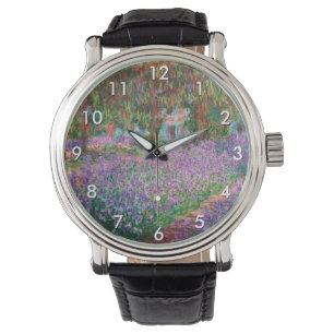 Claude Monet - Der Garten des Künstlers in Giverny Armbanduhr