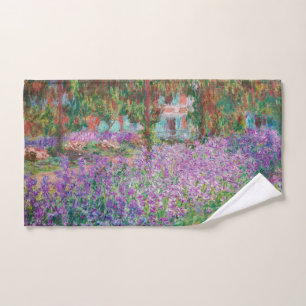 Claude Monet - Der Garten des Künstlers in Giverny Badhandtuch Set