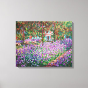 Claude Monet - Der Garten des Künstlers in Giverny Leinwanddruck