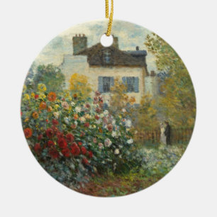 Claude Monet   der Garten des Künstlers in Keramikornament
