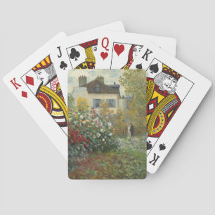 Claude Monet   der Garten des Künstlers in Spielkarten