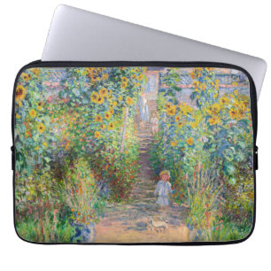 Claude Monet - Der Garten des Künstlers in Vetheui Laptopschutzhülle