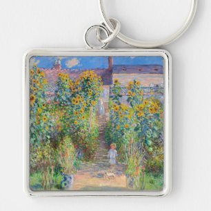 Claude Monet - Der Garten des Künstlers in Vetheui Schlüsselanhänger