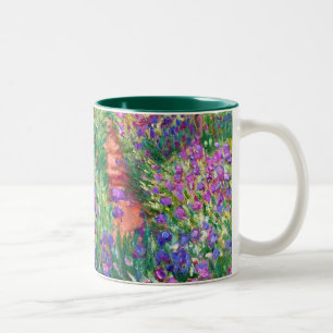Claude Monet: Der Iris-Garten bei Giverny Zweifarbige Tasse