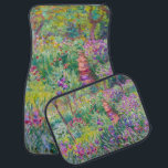 Claude Monet - Der Iris-Garten in Giverny Autofußmatte<br><div class="desc">The Iris Garden at Giverny / The Artist's Garden at Giverny - Claude Monet,  1899-1900</div>