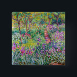 Claude Monet - Der Iris-Garten in Giverny Button<br><div class="desc">The Iris Garden at Giverny / The Artist's Garden at Giverny - Claude Monet,  1899-1900</div>