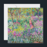 Claude Monet - Der Iris-Garten in Giverny Einladung<br><div class="desc">The Iris Garden at Giverny / The Artist's Garden at Giverny - Claude Monet,  1899-1900</div>