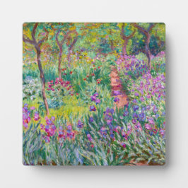 Claude Monet - Der Iris-Garten in Giverny Fotoplatte