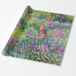 Claude Monet - Der Iris-Garten in Giverny Geschenkpapier<br><div class="desc">The Iris Garden at Giverny / The Artist's Garden at Giverny - Claude Monet,  1899-1900</div>