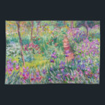 Claude Monet - Der Iris-Garten in Giverny Geschirrtuch<br><div class="desc">The Iris Garden at Giverny / The Artist's Garden at Giverny - Claude Monet,  1899-1900</div>