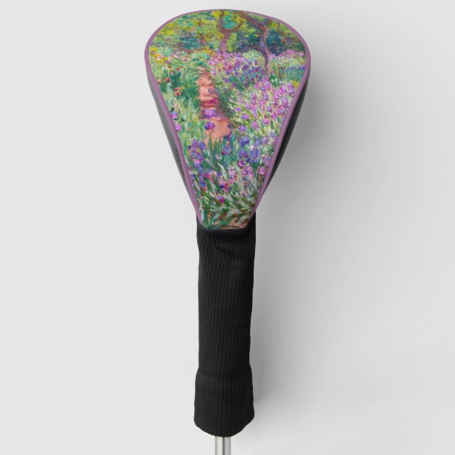 Claude Monet - Der Iris-Garten in Giverny Golf Headcover (Vorderseite)