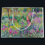 Claude Monet - Der Iris-Garten in Giverny Große Geschenktüte<br><div class="desc">The Iris Garden at Giverny / The Artist's Garden at Giverny - Claude Monet,  1899-1900</div>