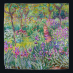 Claude Monet - Der Iris-Garten in Giverny Halstuch<br><div class="desc">The Iris Garden at Giverny / The Artist's Garden at Giverny - Claude Monet,  1899-1900</div>