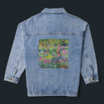 Claude Monet - Der Iris-Garten in Giverny Jeansjacke<br><div class="desc">The Iris Garden at Giverny / The Artist's Garden at Giverny - Claude Monet,  1899-1900</div>