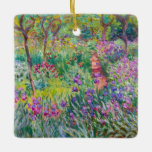 Claude Monet - Der Iris-Garten in Giverny Keramikornament<br><div class="desc">The Iris Garden at Giverny / The Artist's Garden at Giverny - Claude Monet,  1899-1900</div>