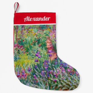 Claude Monet - Der Iris-Garten in Giverny Kleiner Weihnachtsstrumpf