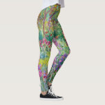 Claude Monet - Der Iris-Garten in Giverny Leggings<br><div class="desc">The Iris Garden at Giverny / The Artist's Garden at Giverny - Claude Monet,  1899-1900</div>