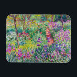 Claude Monet - Der Iris-Garten in Giverny Magnet<br><div class="desc">The Iris Garden at Giverny / The Artist's Garden at Giverny - Claude Monet,  1899-1900</div>