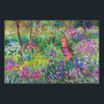 Claude Monet: Der Iris-Garten in Giverny Schild<br><div class="desc">Ein farbenprächtiges klassisches Schild mit dem Iris-Garten in Giverny,  gemalt vom französischen Impressionisten Claude Monet. 






com</div>