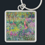 Claude Monet - Der Iris-Garten in Giverny Schlüsselanhänger<br><div class="desc">The Iris Garden at Giverny / The Artist's Garden at Giverny - Claude Monet,  1899-1900</div>