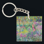 Claude Monet - Der Iris-Garten in Giverny Schlüsselanhänger<br><div class="desc">The Iris Garden at Giverny / The Artist's Garden at Giverny - Claude Monet,  1899-1900</div>