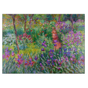 Claude Monet: Der Iris-Garten in Giverny Schneidebrett
