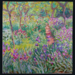 Claude Monet - Der Iris-Garten in Giverny Serviette<br><div class="desc">The Iris Garden at Giverny / The Artist's Garden at Giverny - Claude Monet,  1899-1900</div>