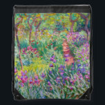 Claude Monet - Der Iris-Garten in Giverny Sportbeutel<br><div class="desc">The Iris Garden at Giverny / The Artist's Garden at Giverny - Claude Monet,  1899-1900</div>