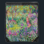 Claude Monet - Der Iris-Garten in Giverny Sportbeutel<br><div class="desc">The Iris Garden at Giverny / The Artist's Garden at Giverny - Claude Monet,  1899-1900</div>