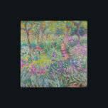 Claude Monet - Der Iris-Garten in Giverny Steinmagnet<br><div class="desc">The Iris Garden at Giverny / The Artist's Garden at Giverny - Claude Monet,  1899-1900</div>