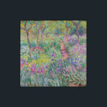 Claude Monet - Der Iris-Garten in Giverny Steinmagnet<br><div class="desc">The Iris Garden at Giverny / The Artist's Garden at Giverny - Claude Monet,  1899-1900</div>